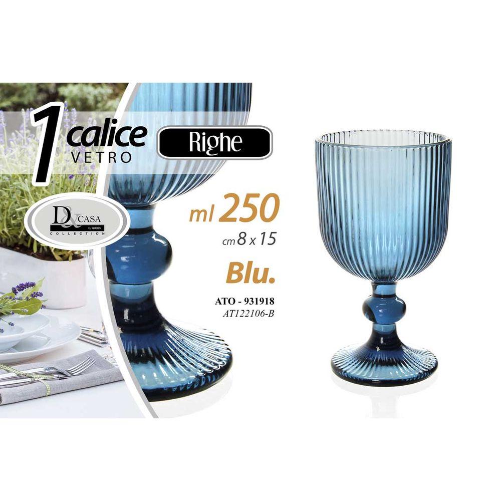 Ato/Calice Rig.250Ml Blu 8*15 At122106-B