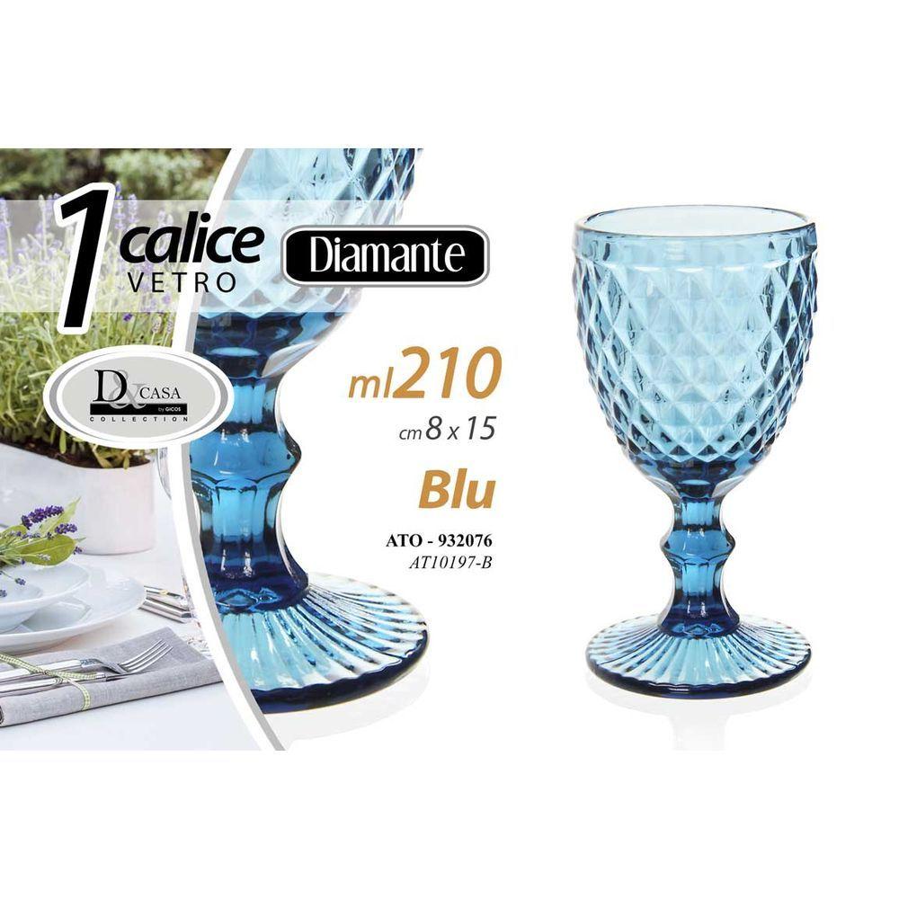 Ato/Calice Diam.210Ml Blu 8*15 At10197-B