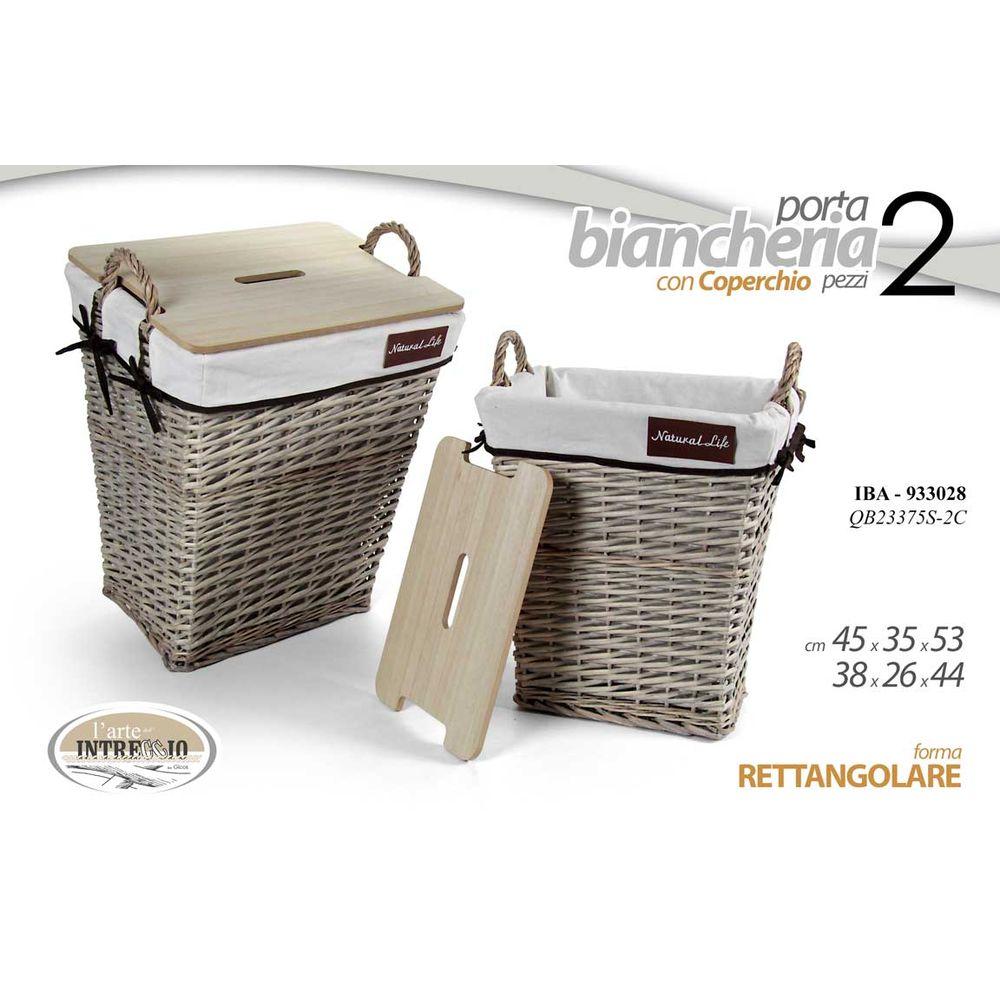 Iba/P.Biancheria Rettangolare 38*25*44Cm 933387 Qb23375S/2C