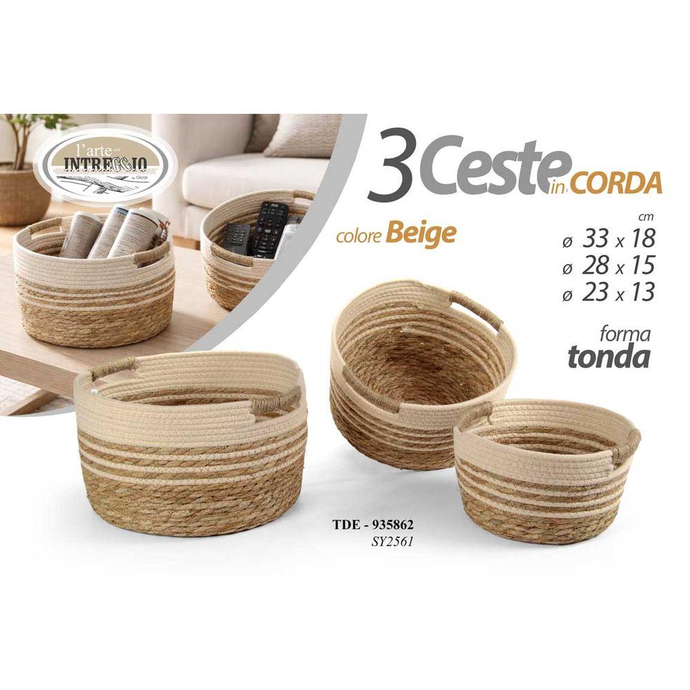 Tde/S/3 Cestini Tnd Beig 33/28/23 Sy2561