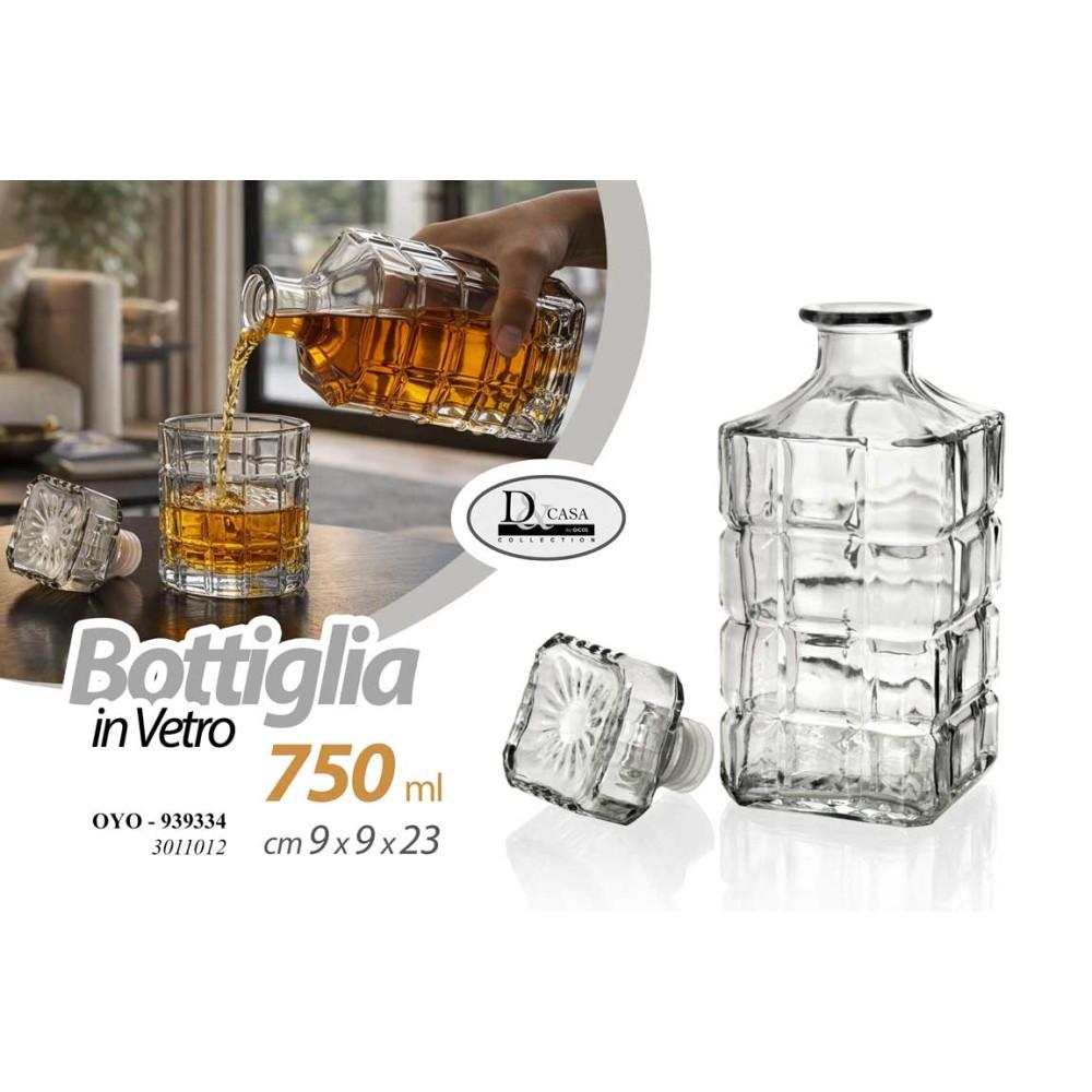 Oyo/Bottiglia Vetro 750Ml 9*9*23 3011012 - Vetro - Bottiglia Per Fragranze | Mikasa