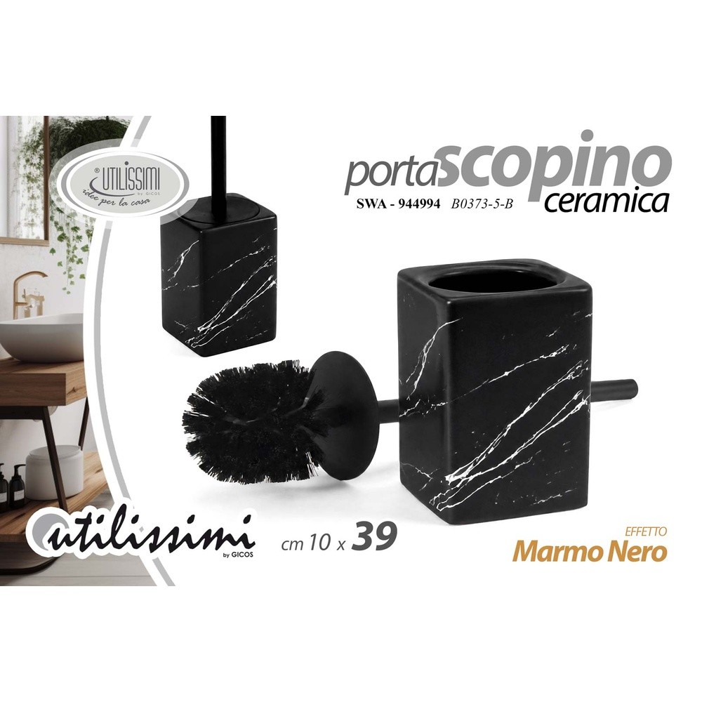Swa/P.Scopino Marmo Nero 10*39 B0373-5/B - Marmo Nero - Accessori Bagno | Mikasa