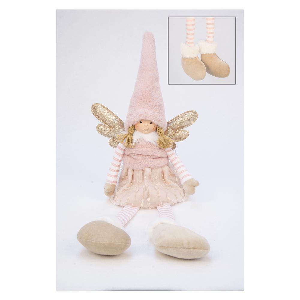 Adm 55660 Angelo Deco With Leg 24*11*66Cm 2 Ass. - Assortito - Pupazzi | Mikasa