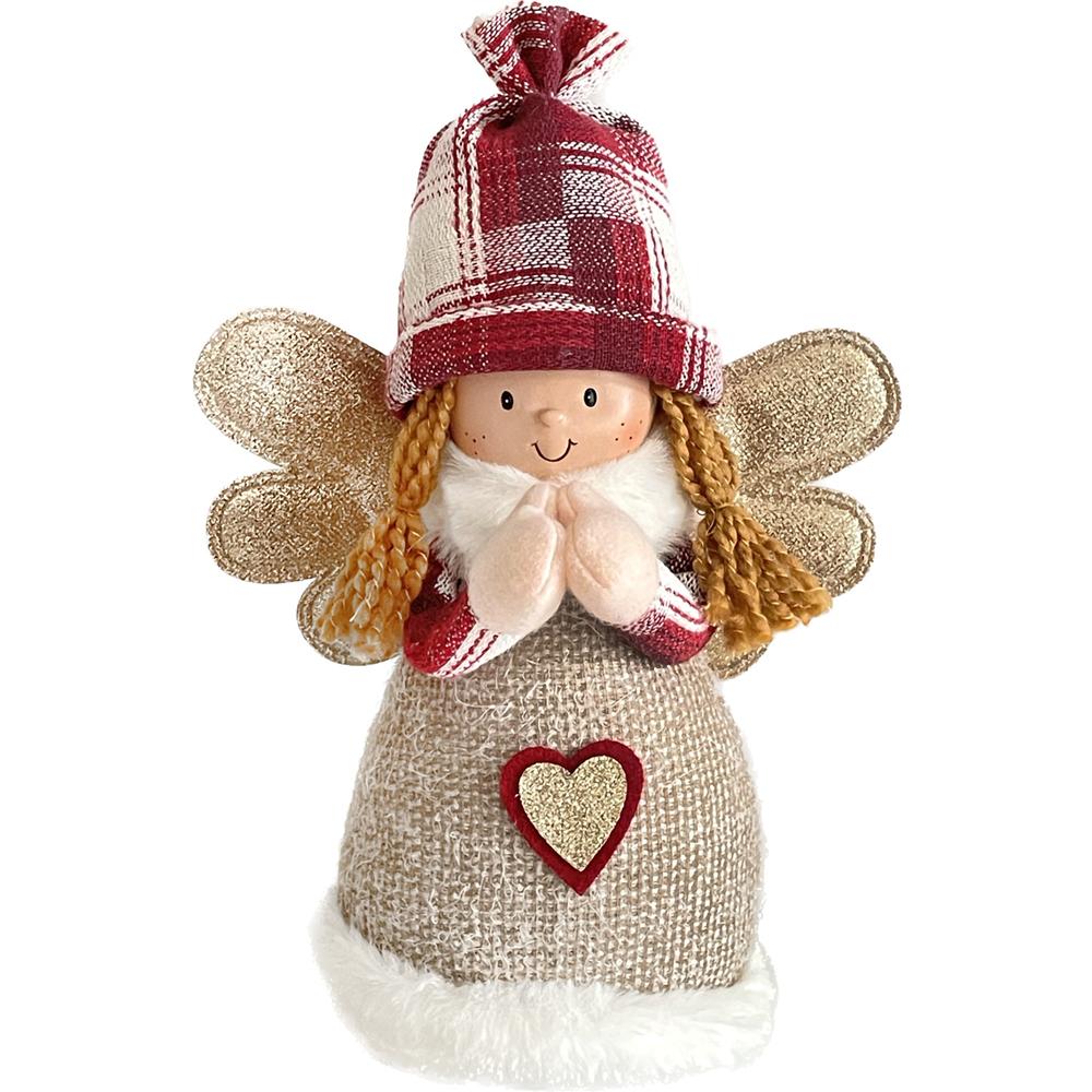 Adm 58748 Angelo Tartan Cuore Red Medium 20*12*26Cm