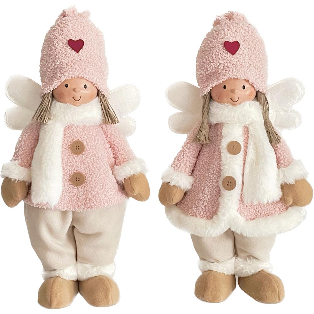Adm 58773 Angelo Standing Sciarpa Pink Small 20*11*40Cm