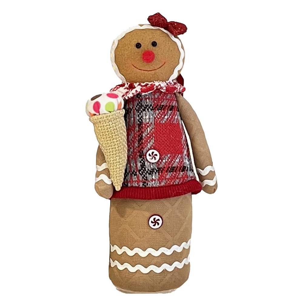 Adm 59443 Pan Di Zenzero Sitting Kid Big 17*11*33Cm 2 Ass.