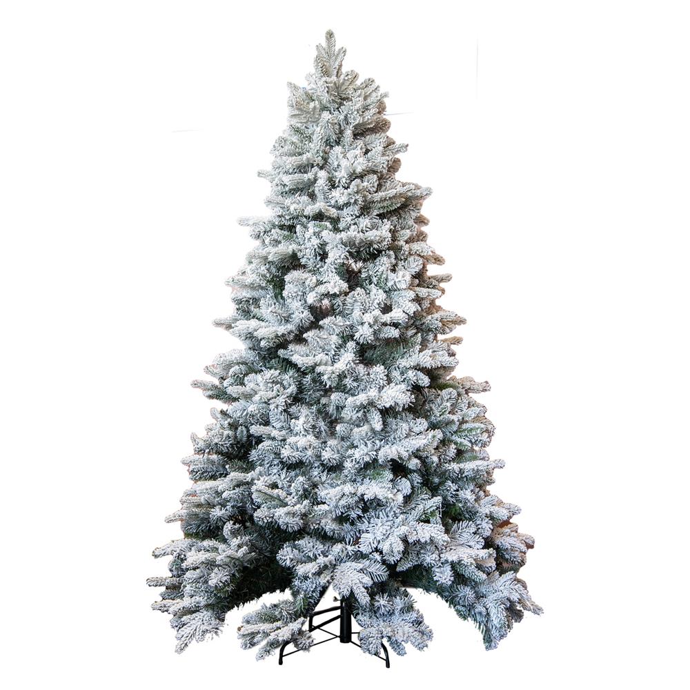 Alb 56596 Albero Innevato Ortisei 818 Rami 180Cm - Plastica Bianco - Alberi | Mikasa