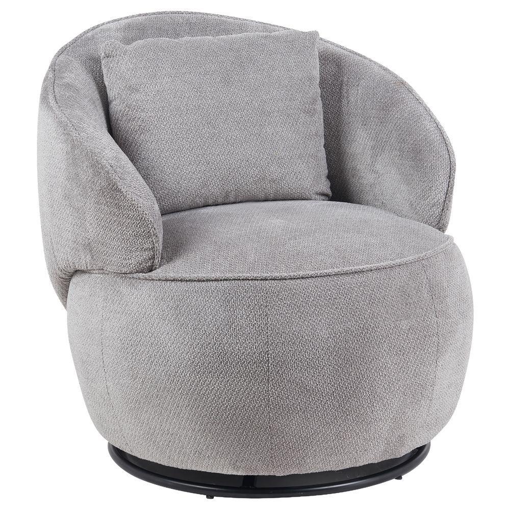 ALE 62530 Poltrona Swive Elegance Grigia 71,5*81,5*73Cm - Grigio - Poltrone | Mikasa