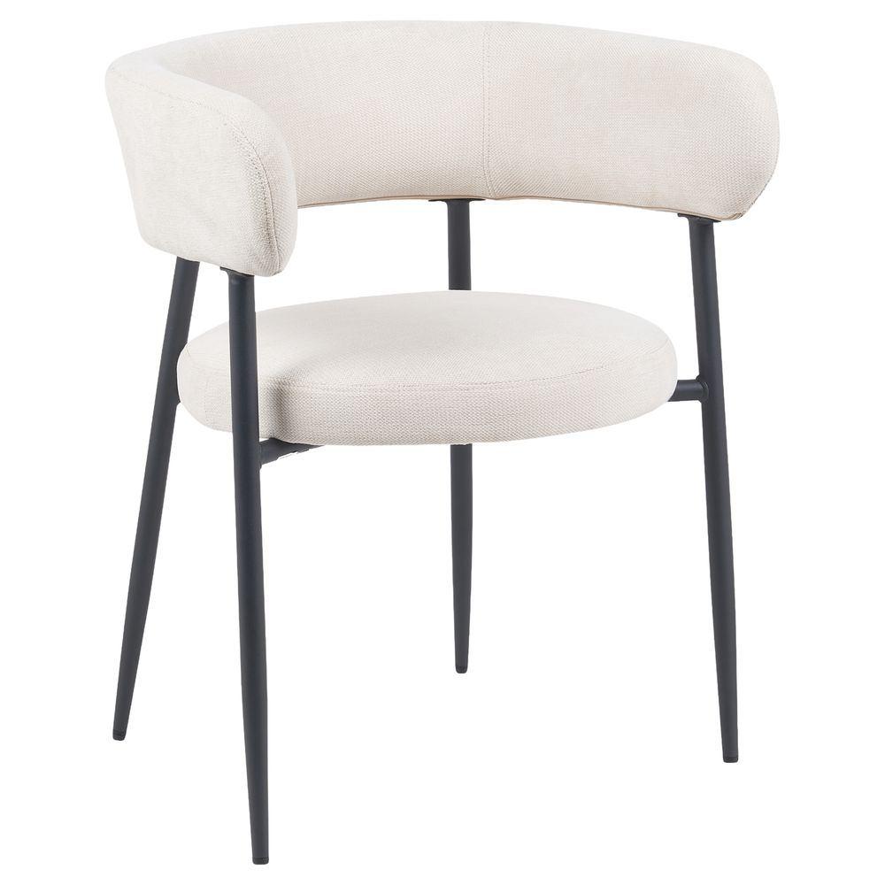 ALE 62534 Sedia Modern Holmes Crema 59,5*57,5*75Cm - Crema - Sedie | Mikasa
