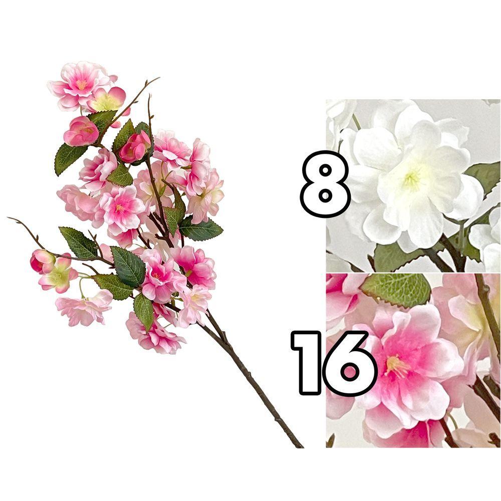 AME 62100 Stelo Fiori Di Pesco 75Cm 2 Ass. - Assortito - Fiori | Mikasa