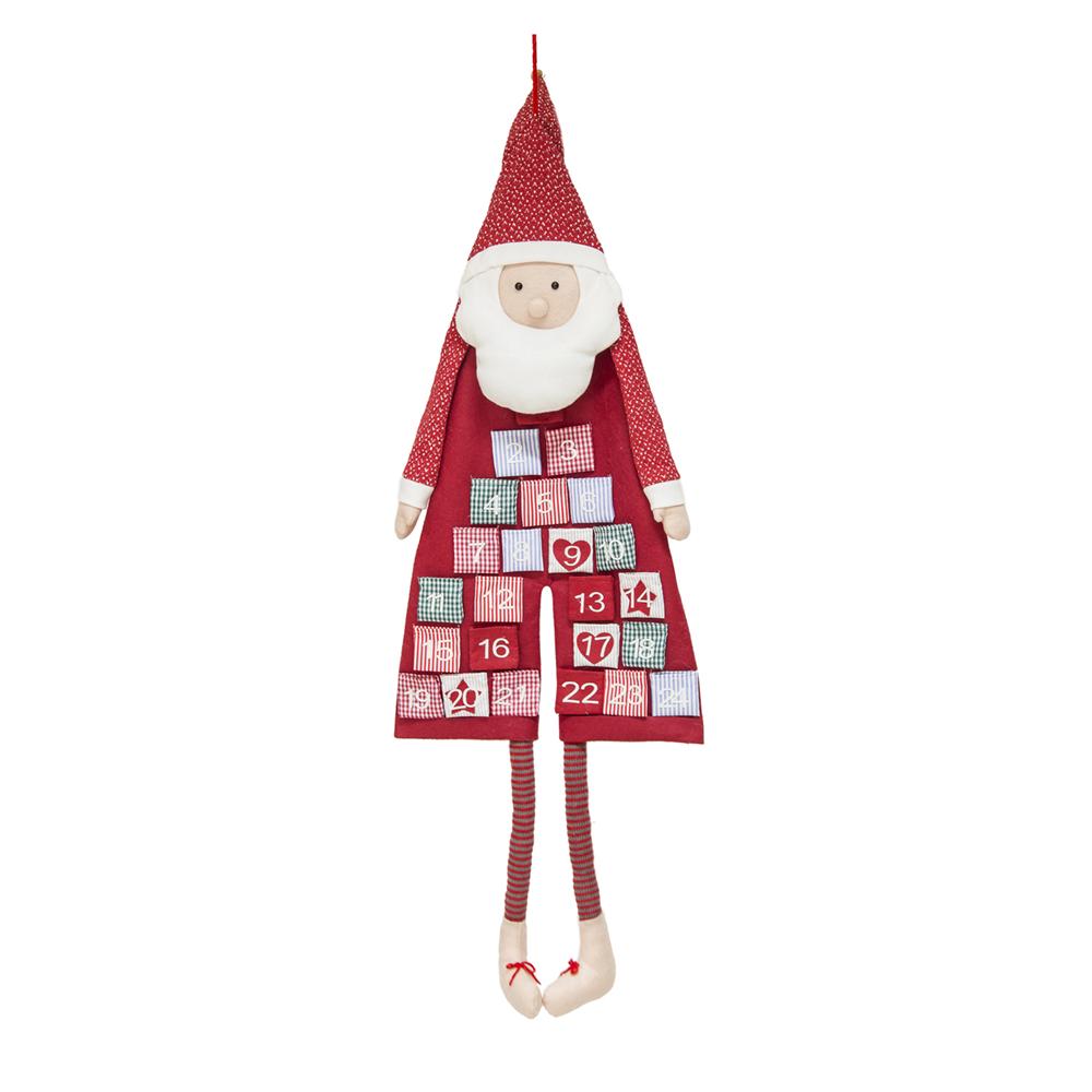 Any 57662 Calendario Avvento Santa 46*10*130Cm