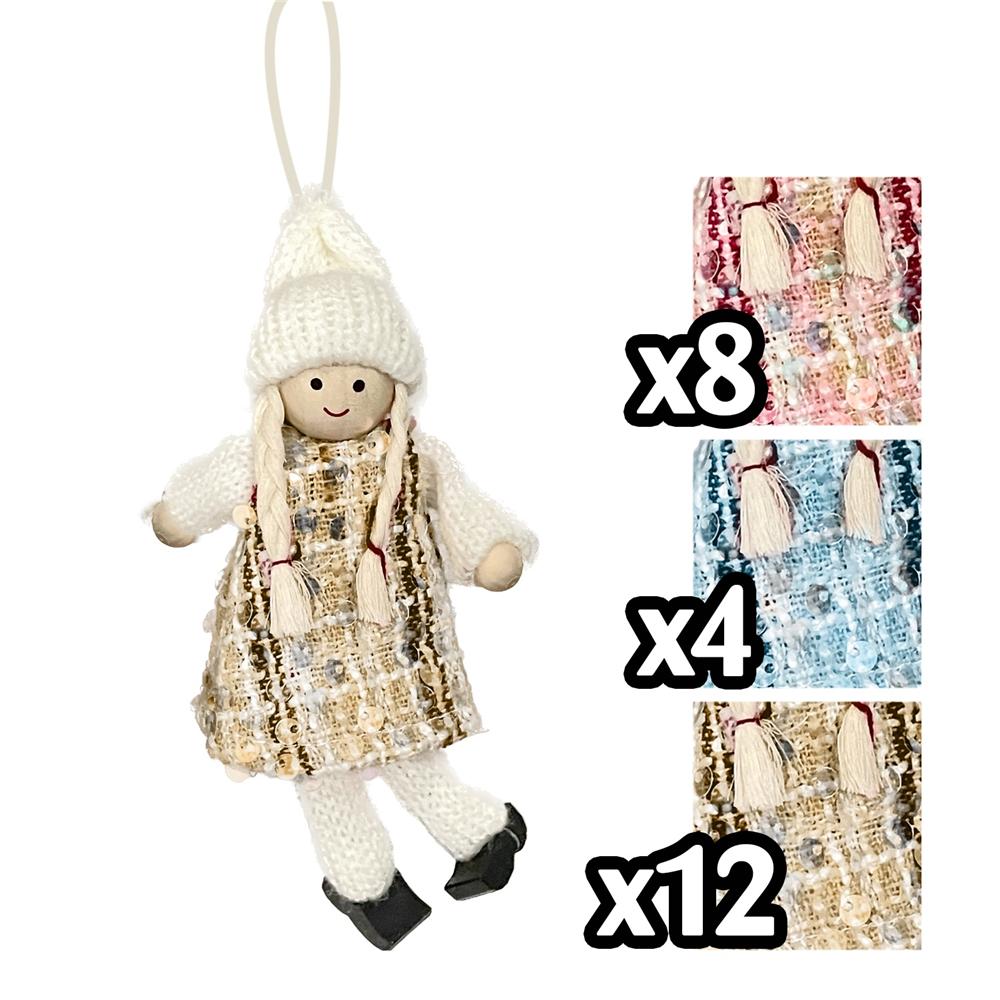 Any 58917 Mini Doll Sparkle 10*2*14Cm 3 Ass.