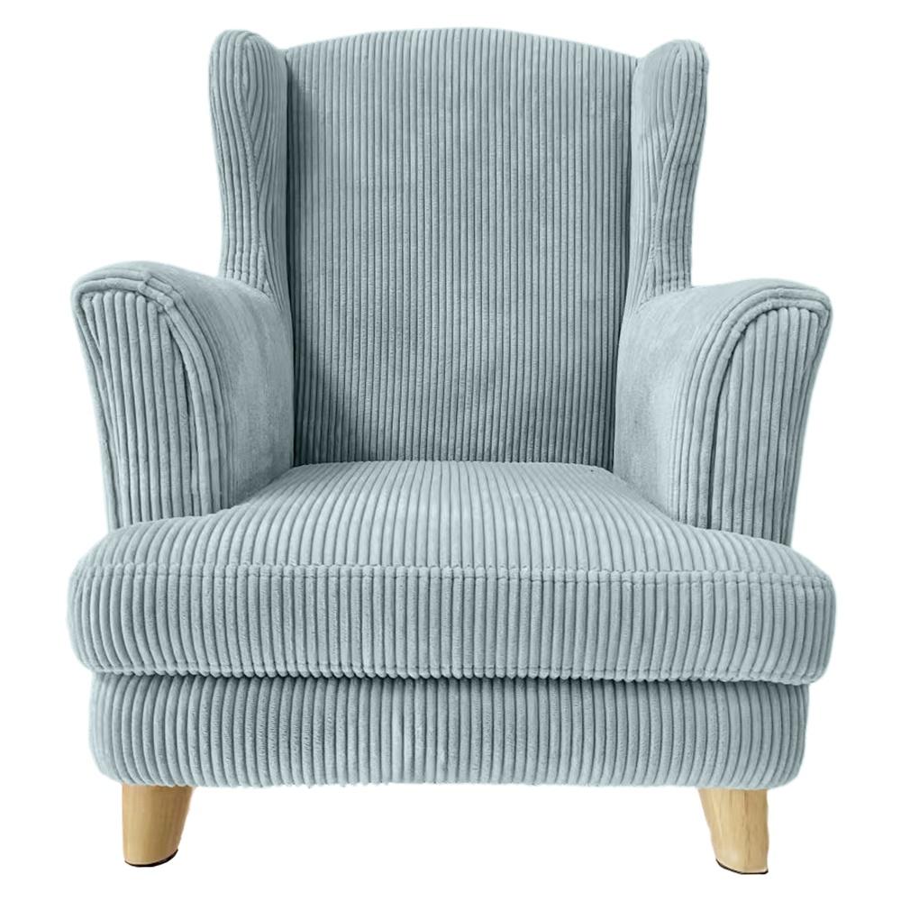 Ari 59988 Poltrona Kids Alta Velluto A Coste Tiffany 50*44*64Cm - Velluto Blu - Poltrone | Mikasa