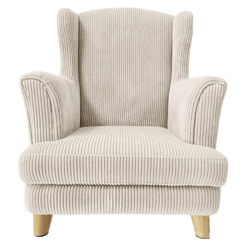 Ari 59989 Poltrona Kids Alta Velluto A Coste Crema 50*44*64Cm - Velluto Crema - Poltrone | Mikasa