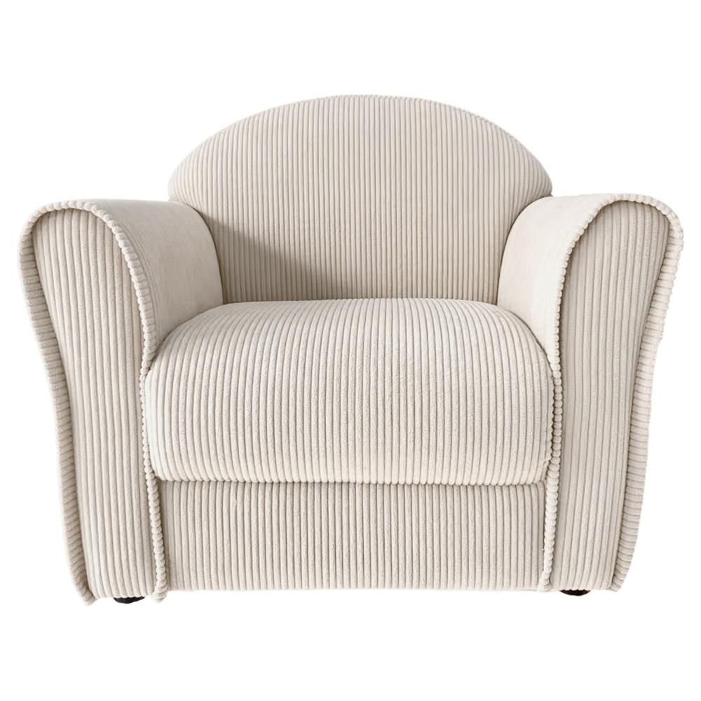 Ari 59994 Poltrona Kids Low Velluto A Coste Crema 50*39*44Cm - Velluto Crema - Poltrone | Mikasa