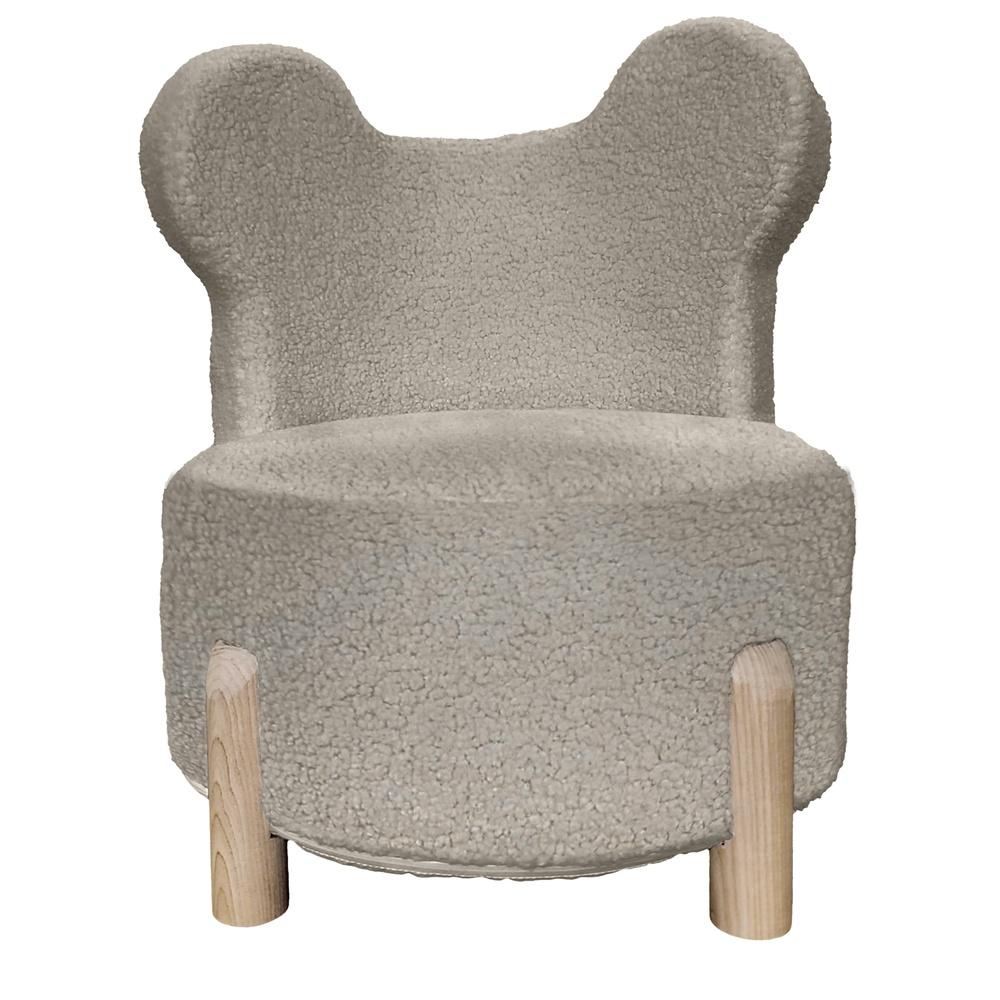 Ari 59998 Poltroncina Kids Orso Tortora 53*52*57Cm - Boucle Tortora - Poltrone | Mikasa