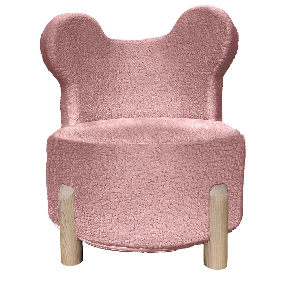 Ari 60000 Poltroncina Kids Orso Rosa 53*52*57Cm - Boucle Rosa - Poltrone | Mikasa