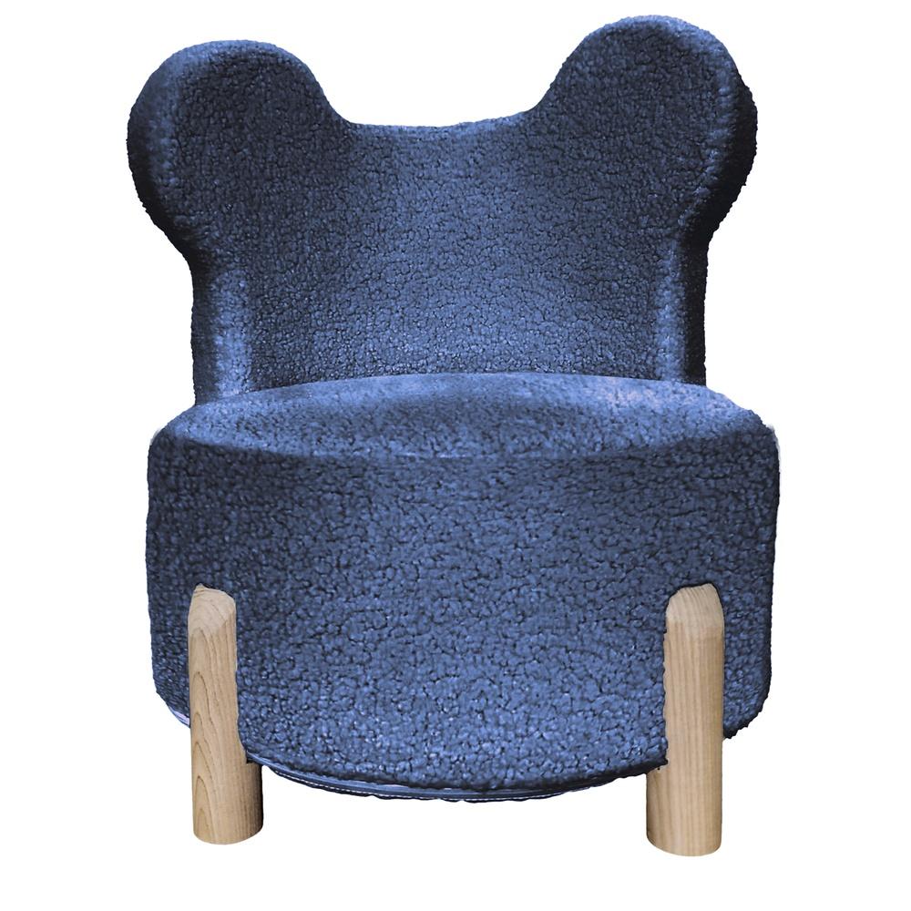 Ari 60001 Poltroncina Kids Orso Blu 53*52*57Cm - Boucle Blu - Poltrone | Mikasa