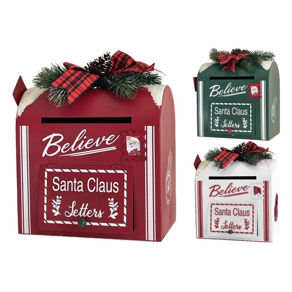 Asa 60393 Cassetta Postale Ribbon Xmas 25,5*17,3*31,5Cm 3 Ass. - Assortito - Lanterne | Mikasa