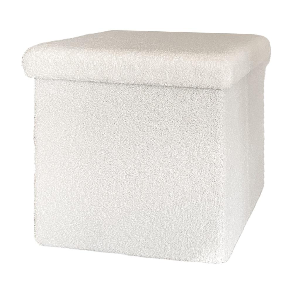 Bai 61147 Pouf Teddy 38*38*38Cm Crema - Crema - Pouf | Mikasa