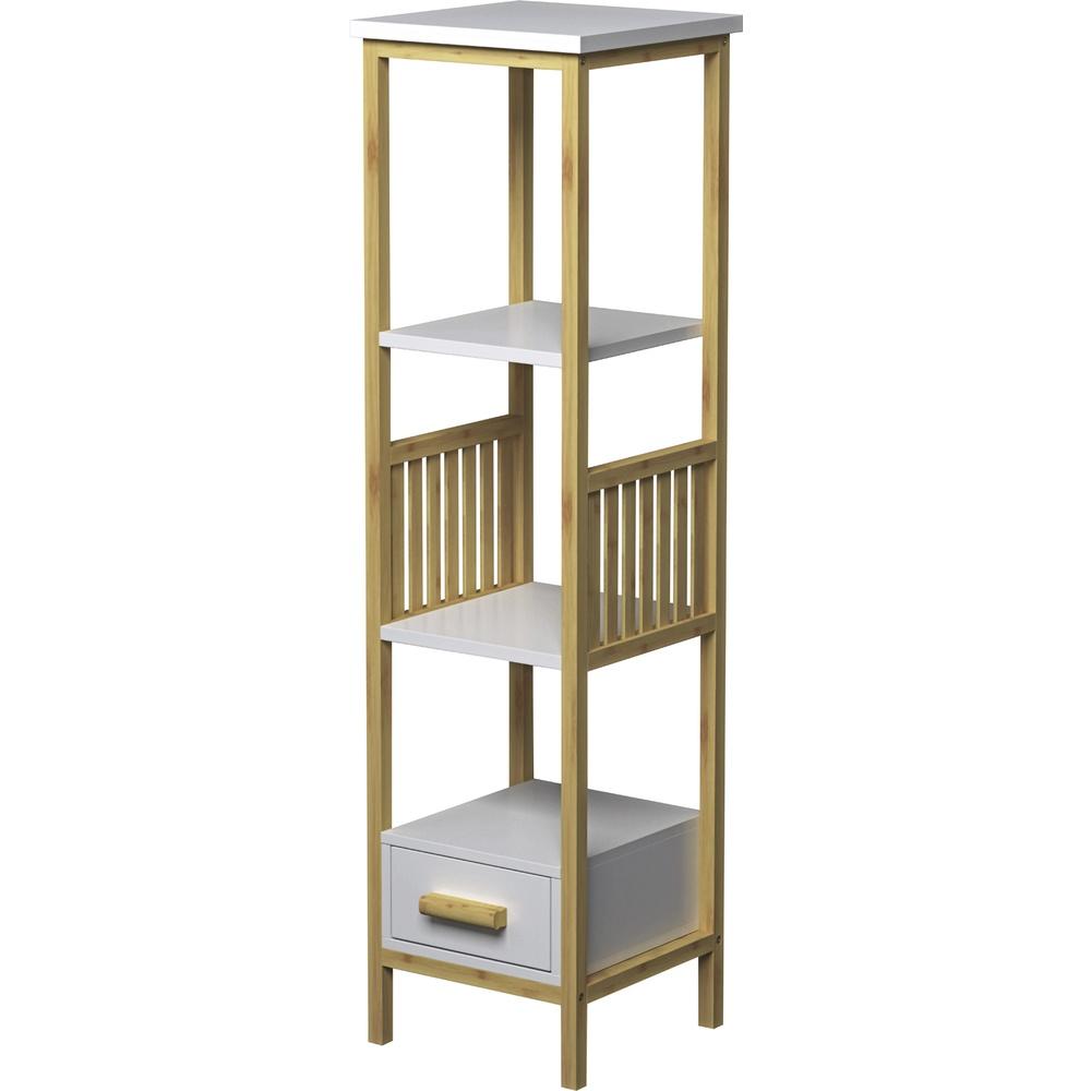 Bam 60004 Mobiletto 3 Ripiani 38*38*130,5Cm - Mensole, Scaffali & Ripiani | Mikasa