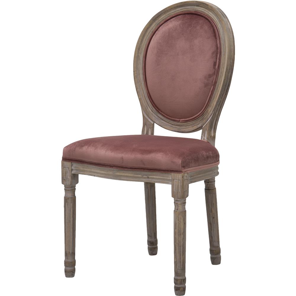 Ban 48758-48757 Sedia Elisabetta Velvet Ant. Pink 48*46*96Cm - Velluto Antracite - Sedie | Mikasa