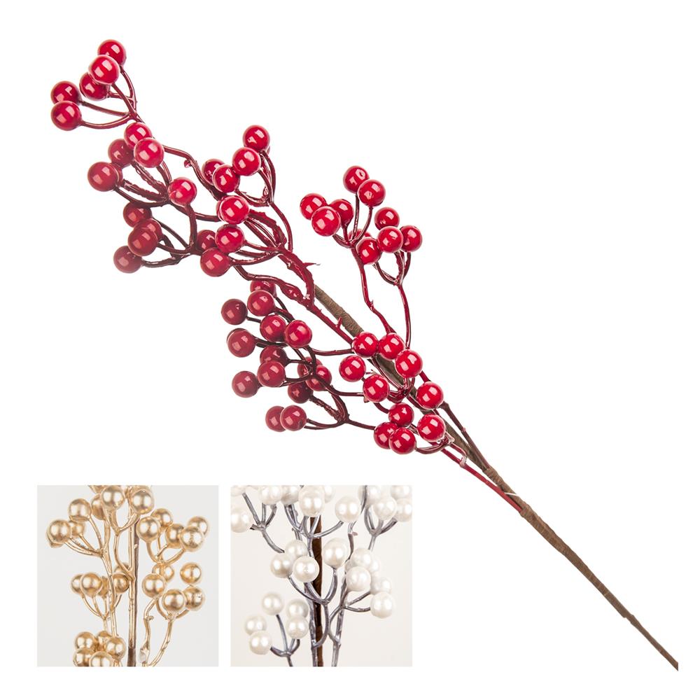 Bet 56605 Stelo Berry Natale 62Cm Ass. - Assortito - Fiori | Mikasa