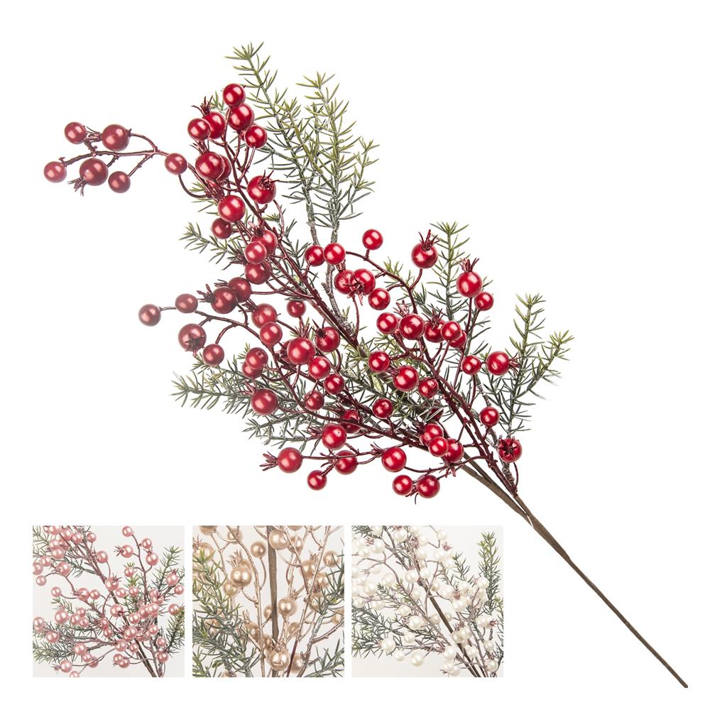Bet 56608 Stelo Bacche Fantasy 17*7*61Cm Ass. - Assortito - Fiori | Mikasa
