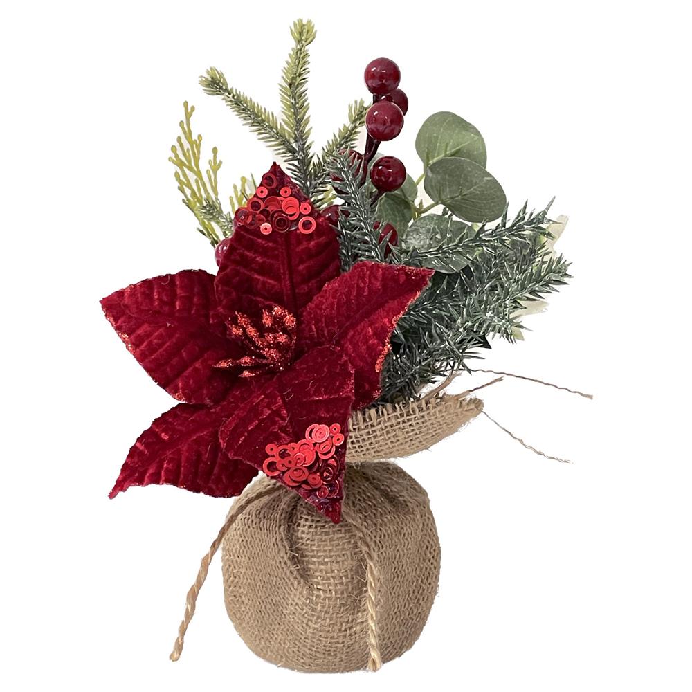 Bet 59140 Vaso Christmas Stella Di Natale Bacche Small 25Cm - Fiori | Mikasa