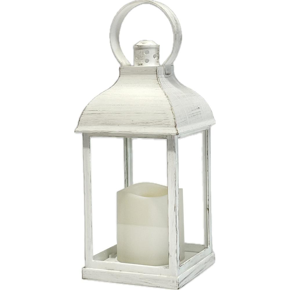 Boa 60547 Lanterna Led Lumpa Bianca Xmas 10,5*10,5*22Cm - Bianco - Lanterne | Mikasa
