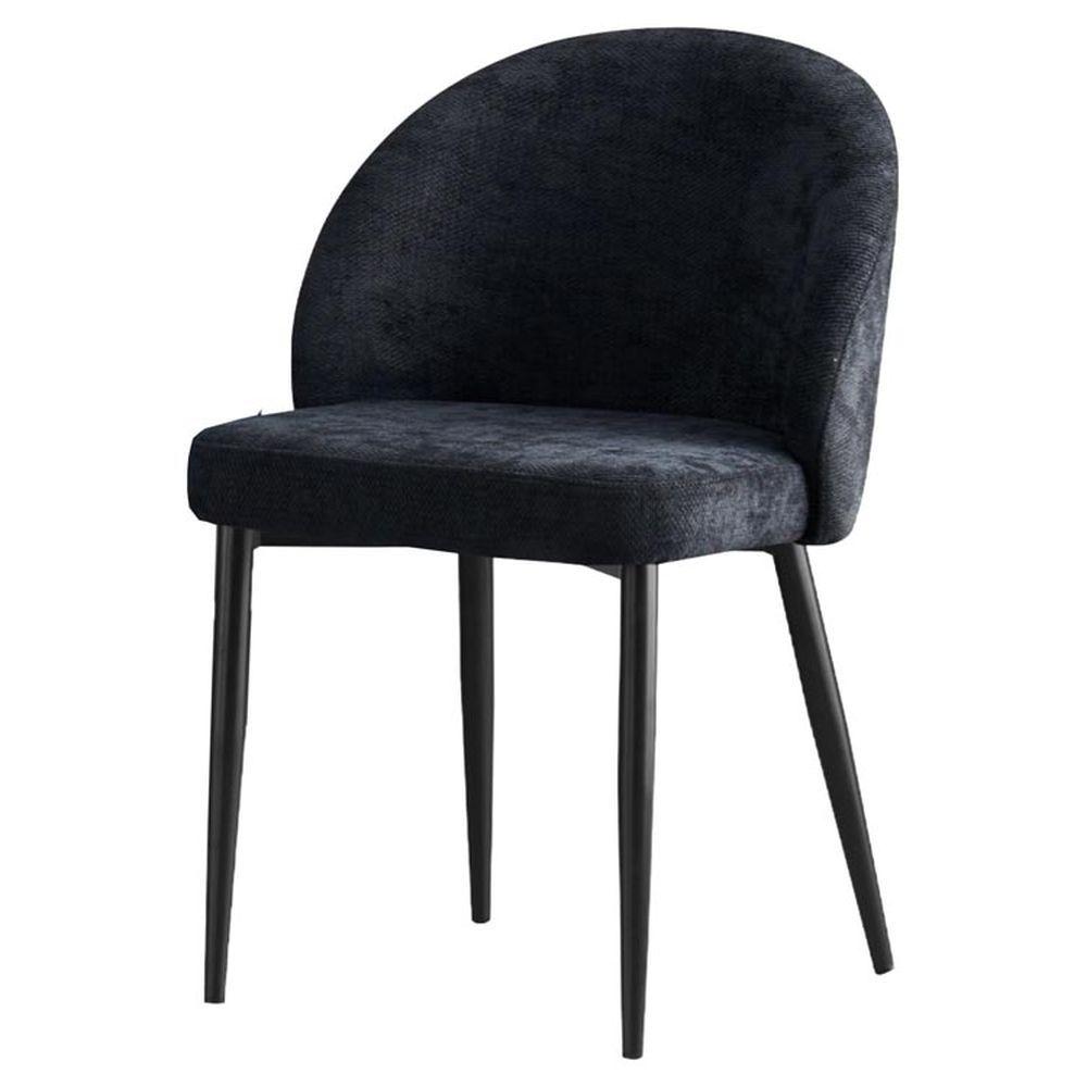 BRI 62572 Sedia Elegant Simplicity Nera 52*52*80Cm - Nero - Sedie | Mikasa