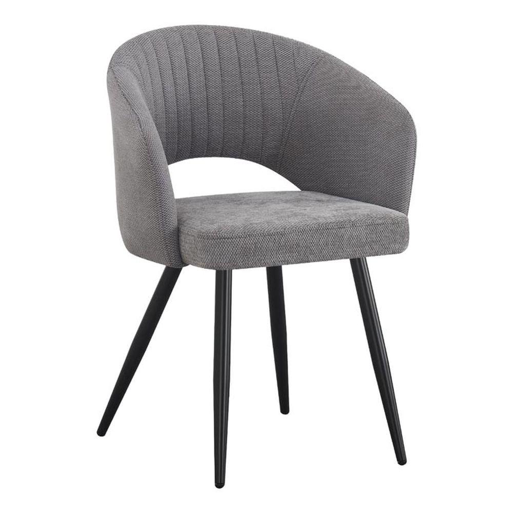 BRI 62573 Sedia Modern Comfort Grigia 56*57*80Cm - Grigio - Sedie | Mikasa