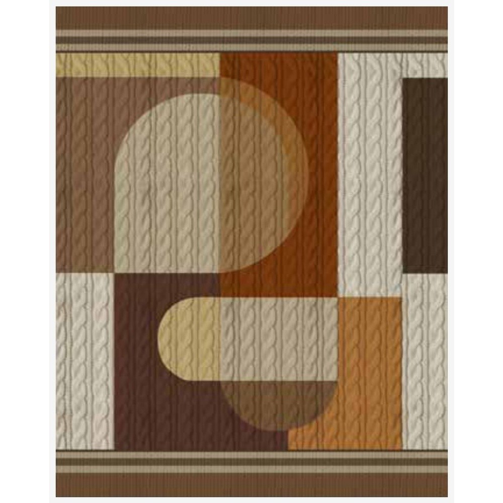 Plaid Pile Effetto Cachemire Tricot Astratto Cm.145X170 Cotto 90 - Tessuto - Plaid | Mikasa