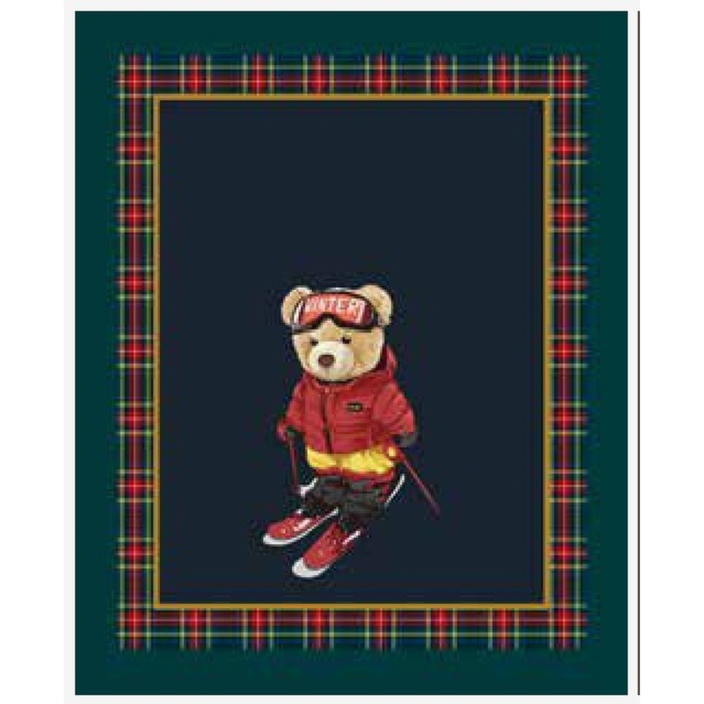 Plaid Morbida Pelliccia Sport Bear Cm.145X170 Petrolio 114 - Pelliccia - Plaid | Mikasa