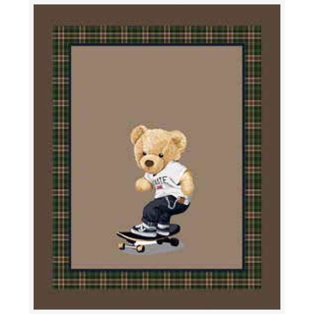 Plaid Morbida Pelliccia Sport Bear Cm.145X170 Marrone 19 - Pelliccia Marrone - Plaid | Mikasa