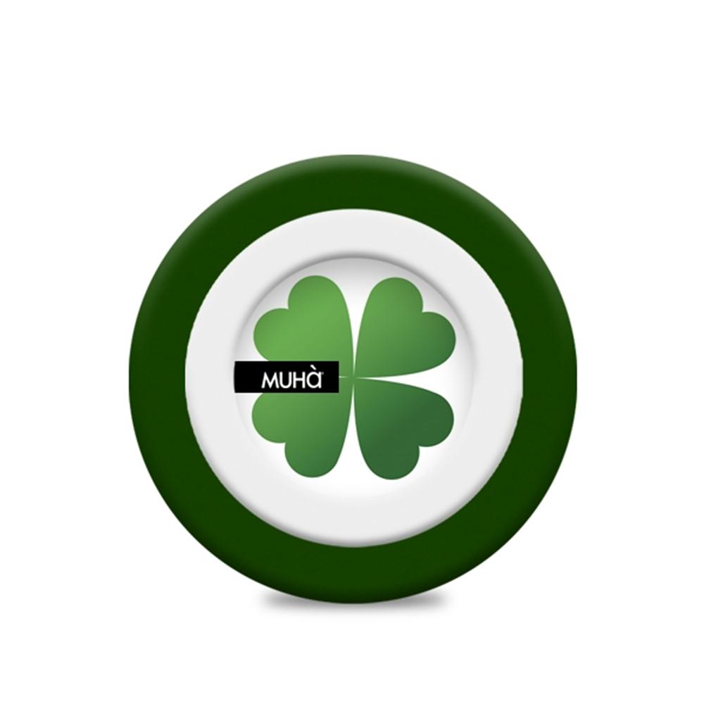 CARS06 CAR SYMBOL QUADRIFOGLIO VERDE-VANIGLIA AMBRA PURA