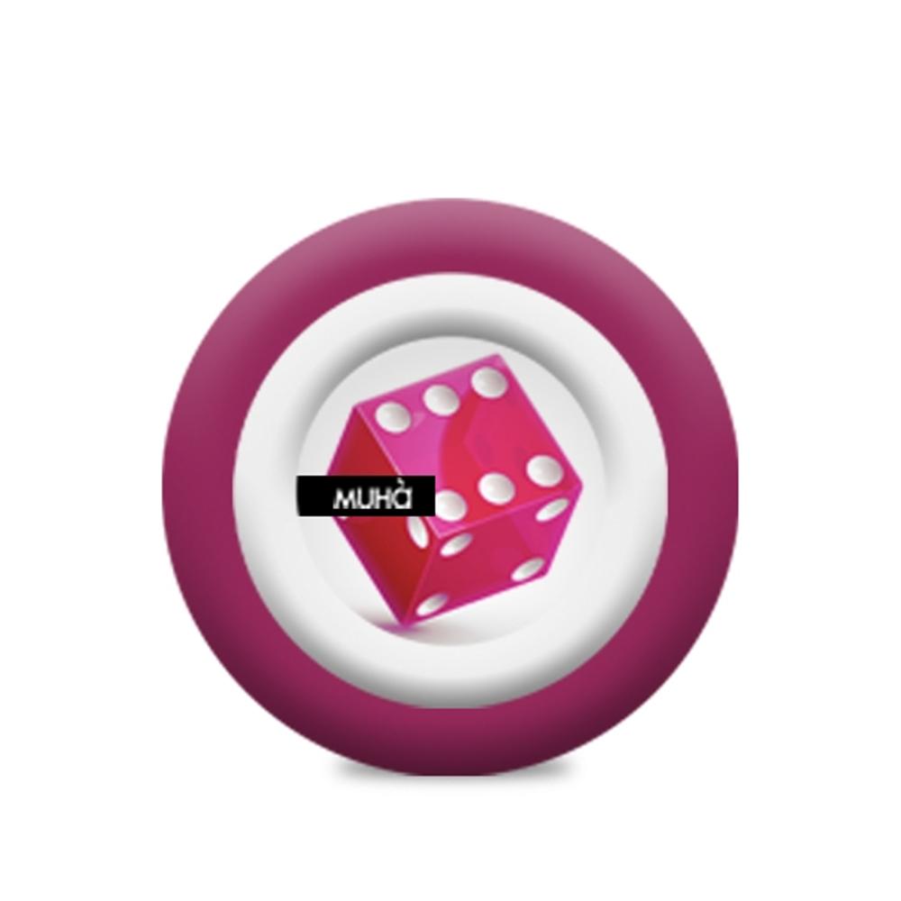 CARS09 CAR SYMBOL DADI FUCSIA-UVA&FRAGOLA