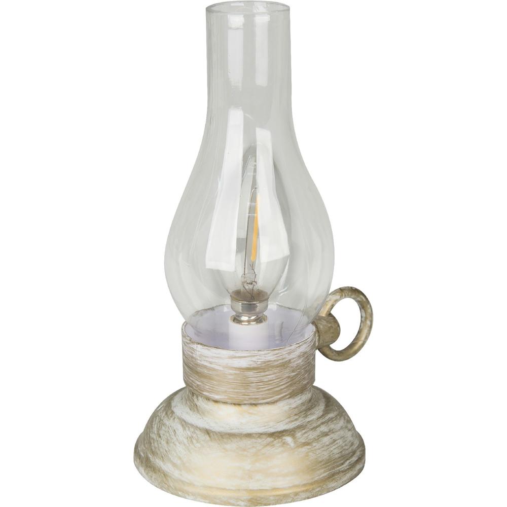 Lumino Vintage Bianca/Oro 13,8*10,8*21,5Cm