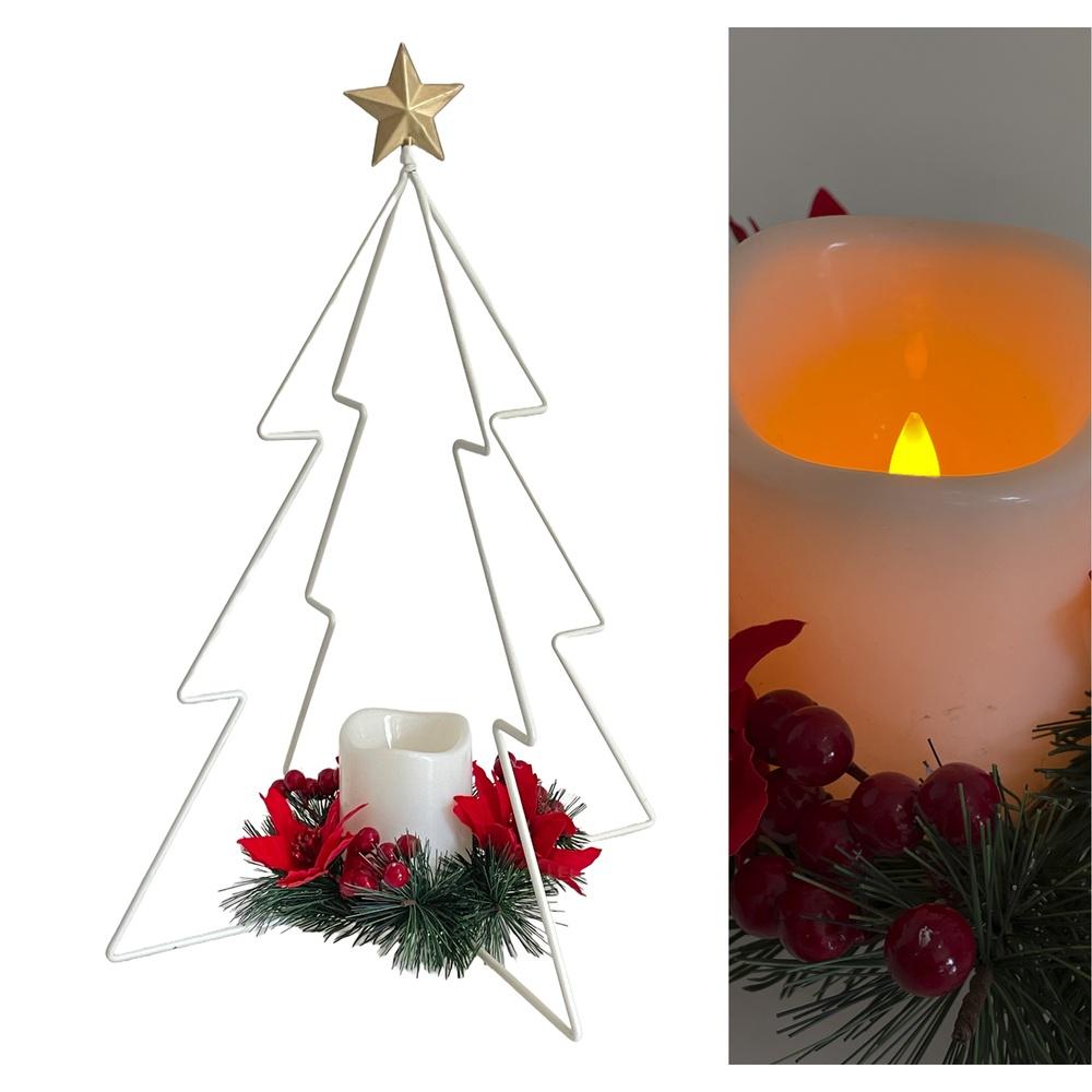 Cat 61606 Deco Tree Light Led Xmas 25*25*H.45Cm - Luci | Mikasa