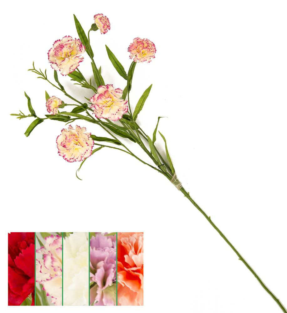 Cha 43738 Pick Garofano 70Cm 5Col. Ass. - Assortito - Fiori | Mikasa