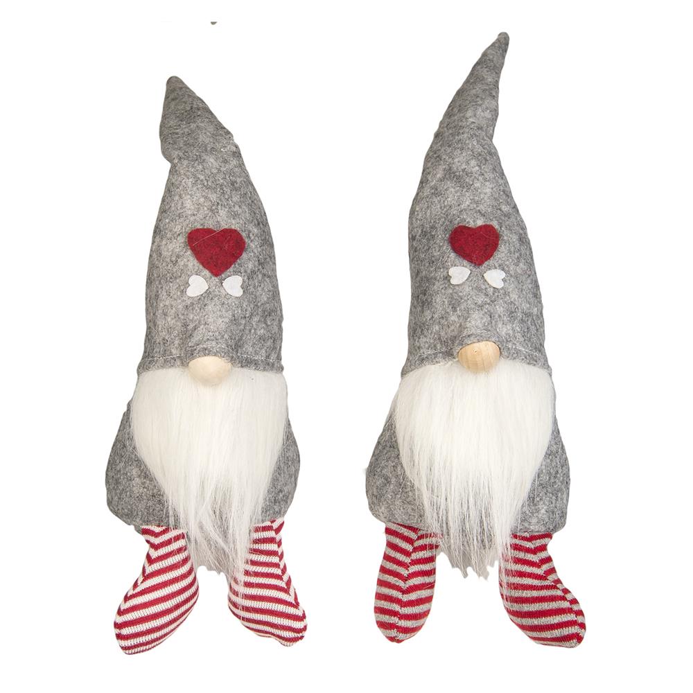 Che 56656 Gnomo Seduto Cuore Angel 37Cm 2Ass.