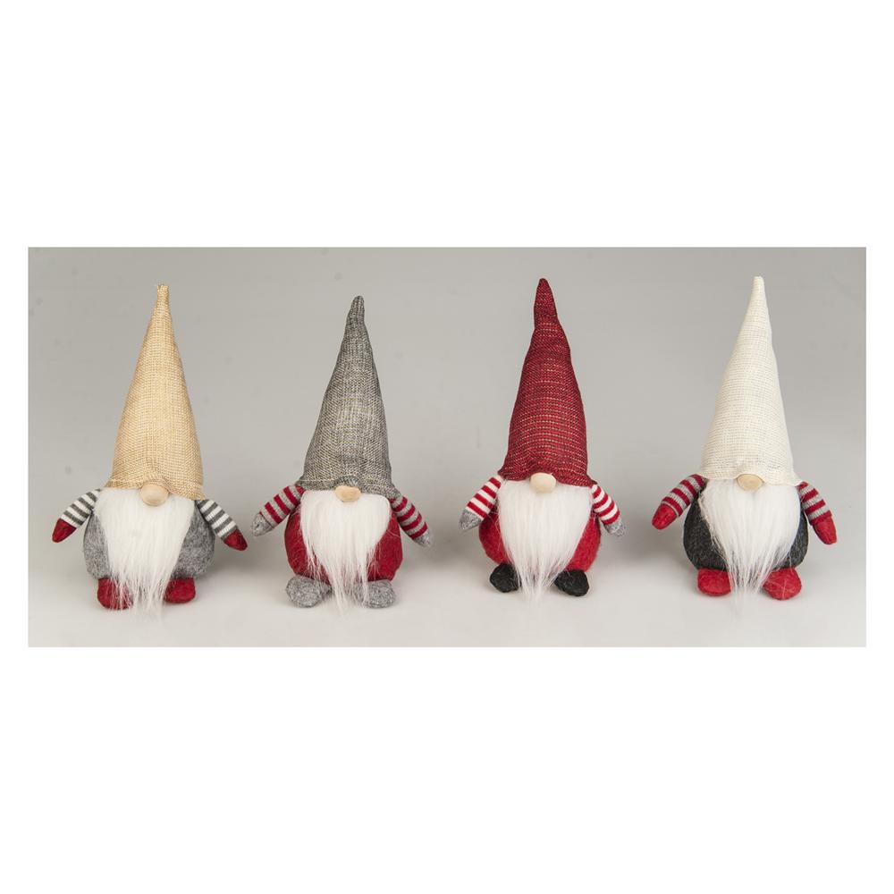 Che 57673 Deco Gnomo Linen 22Cm 4 Ass.