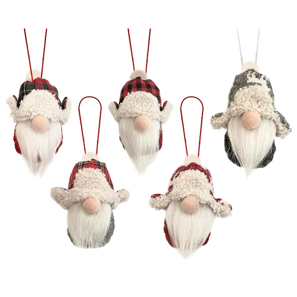 Che 58805 Mini Gnomo Winter Hat Hanging 10Cm 5 Ass. - Assortito - Pupazzi | Mikasa