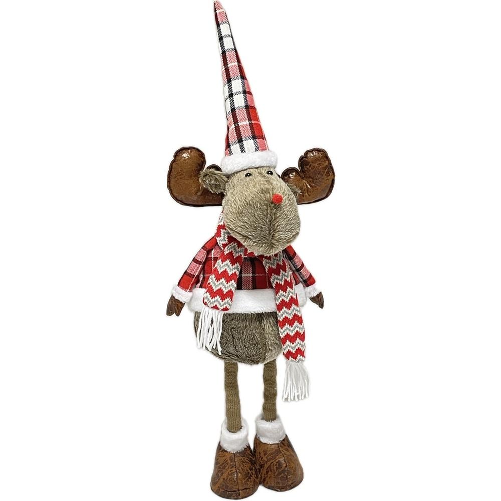 Che 60421 Renna Chilly Estendibile Xmas H.75Cm - Marrone - Pupazzi | Mikasa