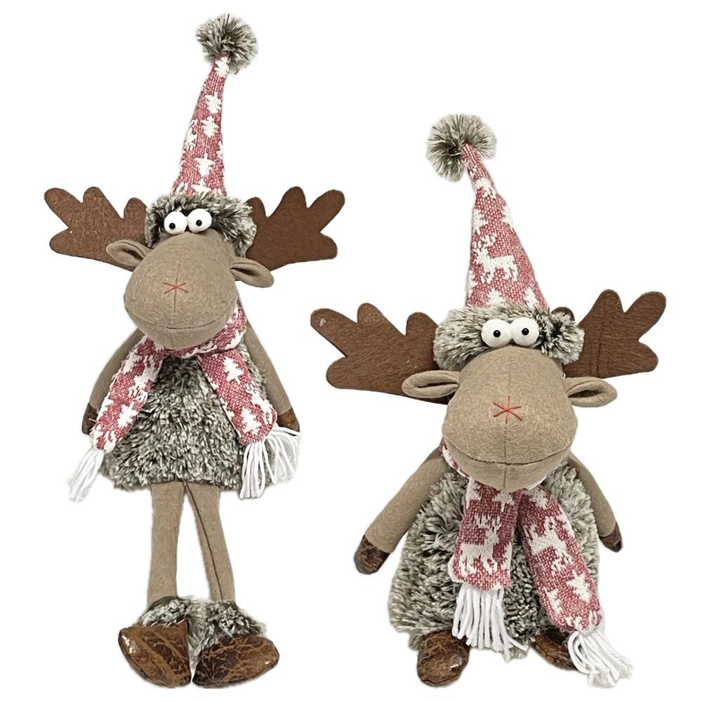 Che 60427 Renna North Xmas H.42Cm 2 Ass.