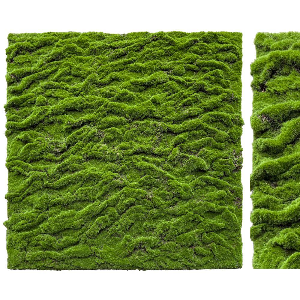 CHI 62788 Quadrato Muschio Artificiale 100*100Cm - Piante | Mikasa