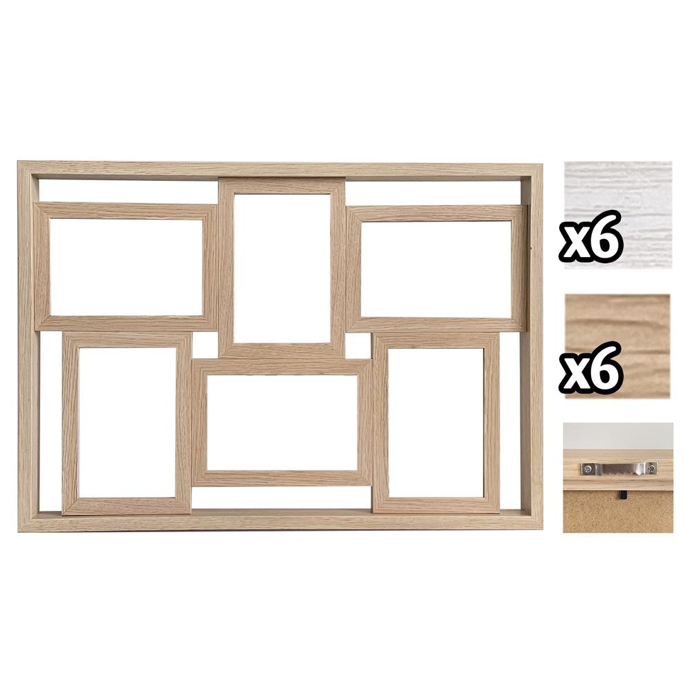 Chr 60104 Cornice Multifoto 6 10X15 2 Ass. 1/12 - Assortito - Cornici & Portafoto | Mikasa