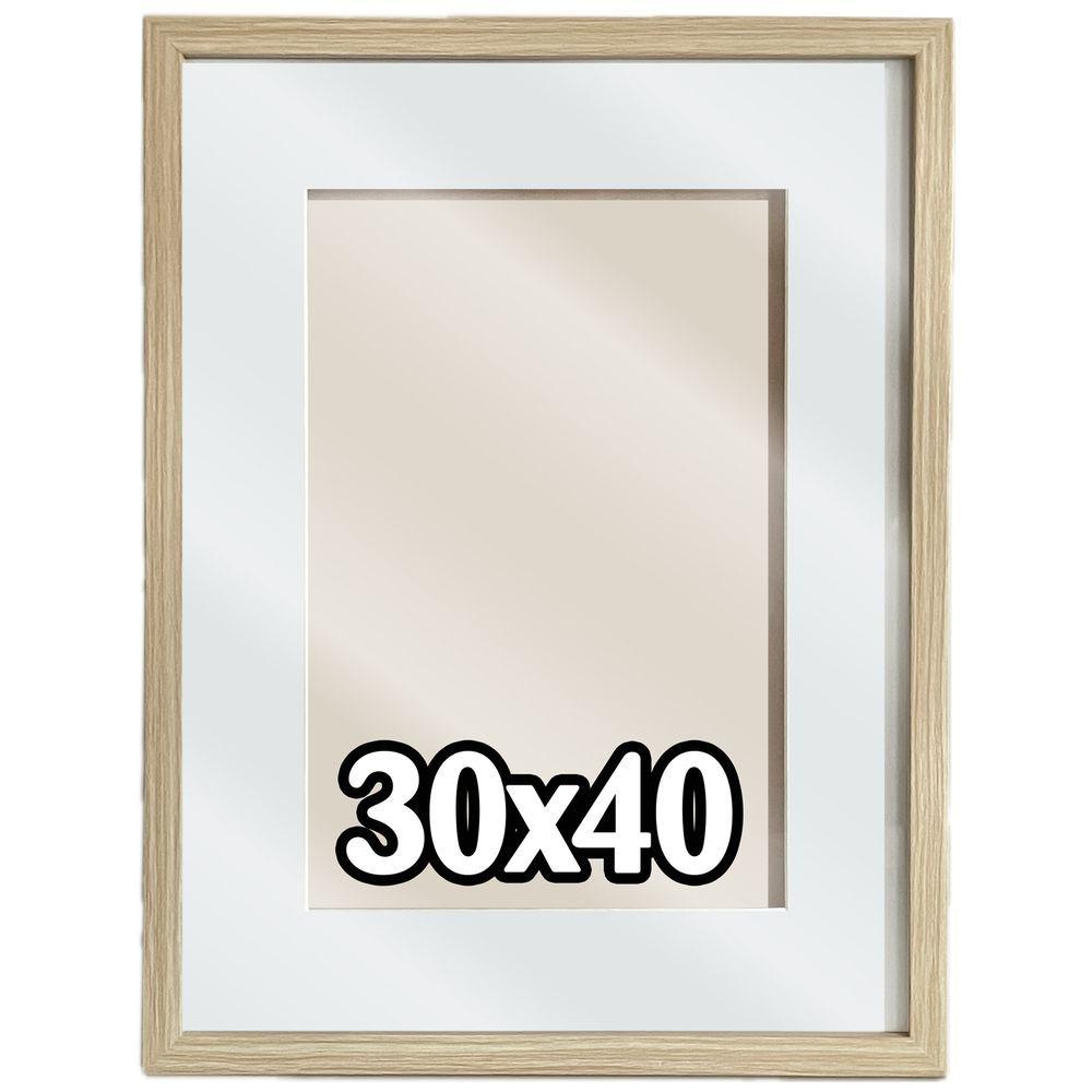 Chr 60442 Portafoto Life 30*40Cm Con Passepartout (A4) 21*29,7Cm - Naturale - Cornici & Portafoto | Mikasa