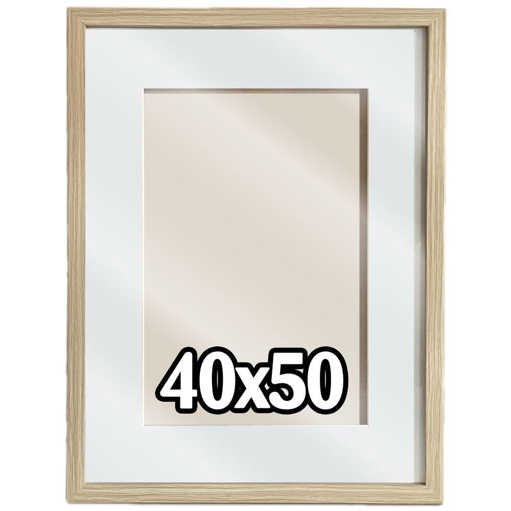 Chr 60443 Portafoto Life 40*50Cm Con Passepartout 30*40Cm - Naturale - Cornici & Portafoto | Mikasa