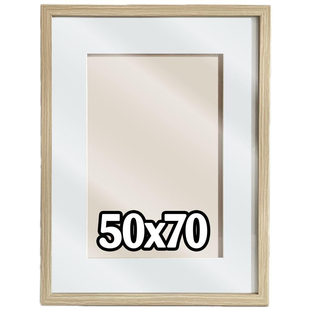 Chr 60444 Portafoto Life 50*70Cm Con Passepartout 40*50Cm - Naturale - Cornici & Portafoto | Mikasa